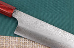 Couteau bunka japonais artisanal Kei Kobayashi SG2 Damascus 17cm