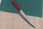Couteau de chef japonais artisanal Kei Kobayashi SG2 damas 24cm