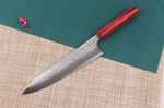 Couteau de chef japonais artisanal Kei Kobayashi SG2 damas 24cm