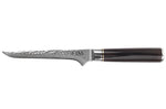 Couteau à désosser 15cm Fukito Ébène Damas martelé