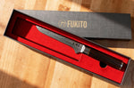Couteau à désosser 15cm Fukito Ébène Damas martelé
