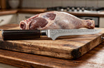Couteau à désosser 15cm Fukito Ébène Damas martelé