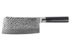 Couteau hachoir 17cm Fukito Ébène Damas martelé