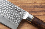 Couteau hachoir 17cm Fukito Ébène Damas martelé
