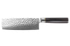 Couteau nakiri 17cm Fukito Ébène Damas martelé