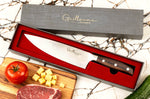 Couteau de chef 20cm Guillaume Leonard Cuistot en acier inoxydable et bois de santal rouge