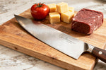 Couteau de chef 20cm Guillaume Leonard Cuistot en acier inoxydable et bois de santal rouge