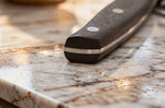 Couteau à fromage 13cm Guillaume Leonard Cuistot en acier inoxydable et bois de santal rouge