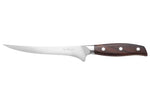 Couteau filet de sole 18cm Guillaume Leonard Cuistot en acier inoxydable et bois de santal rouge