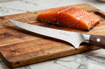 Couteau filet de sole 18cm Guillaume Leonard Cuistot en acier inoxydable et bois de santal rouge