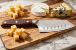 Couteau à fromage 12cm Guillaume Leonard Cuistot en acier inoxydable et bois de santal rouge