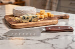Couteau à fromage 12cm Guillaume Leonard Cuistot en acier inoxydable et bois de santal rouge