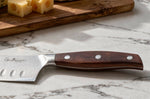 Couteau à fromage 12cm Guillaume Leonard Cuistot en acier inoxydable et bois de santal rouge