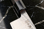 Couteau santoku 16,5cm japonais artisanal Wusaki Kuronawa G3 damas