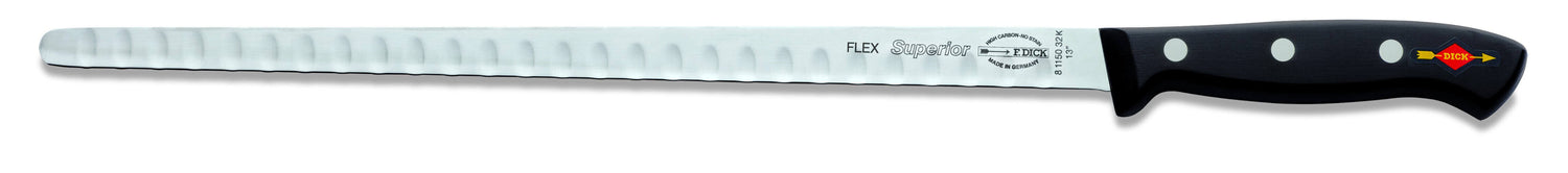 Couteau à saumon/jambon DICK SUPERIOR lame flexible alvéolée 32cm