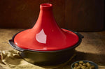 Plat à tajine Peugeot Atlas en céramique rouge diamètre 30cm