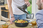 Plat à tajine Peugeot Atlas en céramique noir satin diamètre 30cm