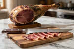 Couteau à jambon 25cm Guillaume Leonard Cuistot en acier inoxydable et bois de santal rouge