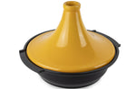 Plat à tajine Peugeot Atlas en céramique jaune safran diamètre 30cm
