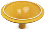 Plat à tajine Peugeot Atlas en céramique jaune safran diamètre 30cm