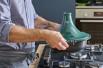 Plat à tajine Peugeot Atlas en céramique vert forêt diamètre 30cm