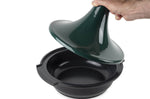 Plat à tajine Peugeot Atlas en céramique vert forêt diamètre 30cm