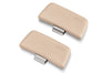 Set de 2 poignées amovibles Beka Evolution en bakélite - Beige