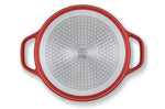 Cocotte ronde Beka Plume en aluminium 24cm - Rouge