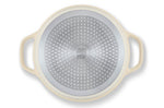 Cocotte ronde Beka Plume en aluminium 24cm - Beige