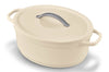 Cocotte ovale Beka Plume en aluminium 31cm - Beige