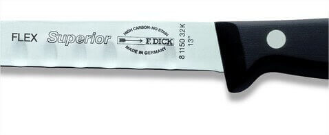 Couteau à saumon/jambon DICK SUPERIOR lame flexible alvéolée 32cm