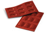 Moule en silicone professionnel Silikomart Silicon Flex 300x175mm 9 madeleines