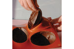 Moule en silicone professionnel Silikomart Silicon Flex 300x175mm 5 demi-œufs