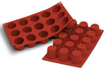 Moule en silicone professionnel Silikomart Silicon Flex 300x175mm 15 midi cannelés