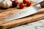 Coffret 2 couteaux Guillaume Leonard Cuistot acier inoxydable et santal rouge Chef + Office