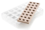 Moule en silicone et tritan professionnel Silikomart 24 pralines avec insert