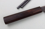 Couteau de chef 23cm japonais artisanal Hatsukokoro Yorokobi Kurouchi Damas