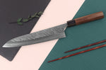 Couteau de chef japonais artisanal Yu Kurosaki Fujin 24cm SG2
