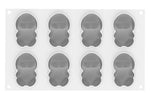 Moule en silicone professionnel Silikomart 3D 8 lapins 70ml