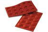 Moule en silicone professionnel Silikomart Silicon Flex 300x175mm 15 demi sphères