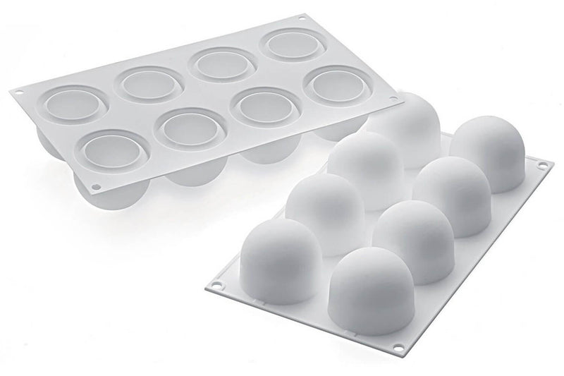 Moule en silicone profesionnel Silikomart 8 truffes 62x52mm