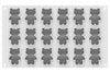 Moule en silicone professionnel Silikomart 300x175mm 18 mini oursons 20ml