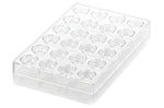 Moule en tritan et insert en silicone Silikomart Chocado 24 demi-sphères