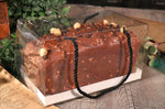Boîte à bûche transparente Patisdécor avec poignées 30x11x11cm