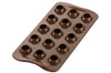 Moule en silicone professionnel Silikomart Easy Choc Tartufino 15 truffes
