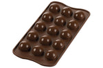 Moule en silicone professionnel Silikomart Easy Choc Tartufino 15 truffes