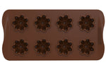 Moule à chocolat en silicone Silikomart 8 fleurs Ø38x12mm