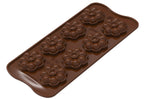 Moule à chocolat en silicone Silikomart 8 fleurs Ø38x12mm