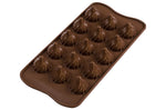 Moule en silicone professionnel Silikomart Easy Choc Choco Flame 15 flammes