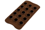 Moule en silicone professionnel Silikomart Easy Choc Choco Flame 15 flammes